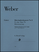 CLARINET CONCERTO #2 IN E FLAT MAJ cover